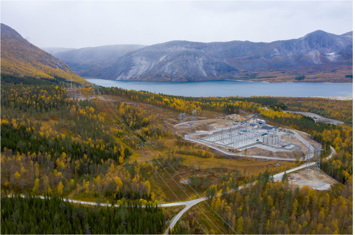 Landscape and substation